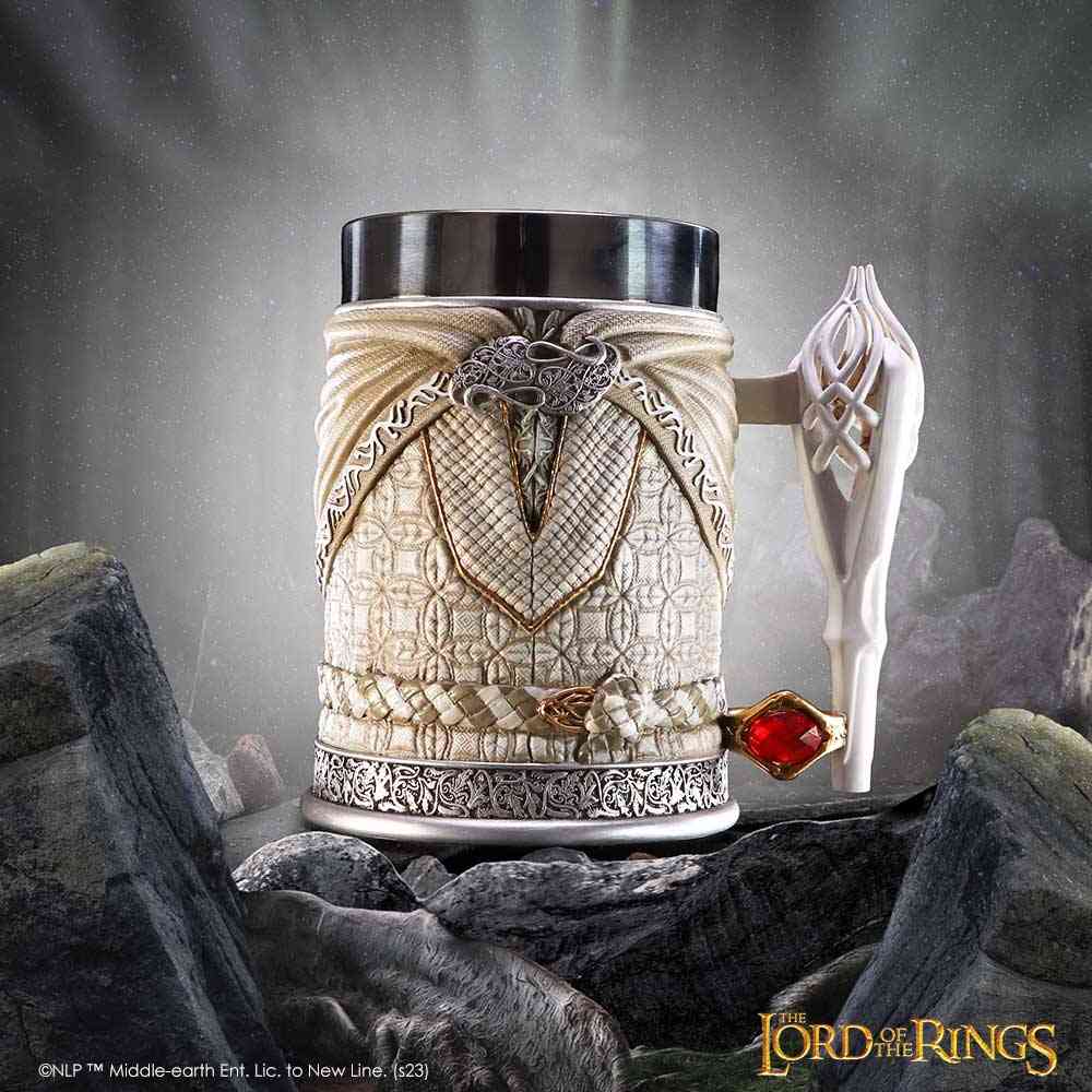 Nemesis Now The Lord of the Rings - Gandalf the White 15cm Krug - Mehrfarben